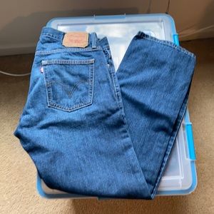 Levi’s 514 Slim Straight blue jeans